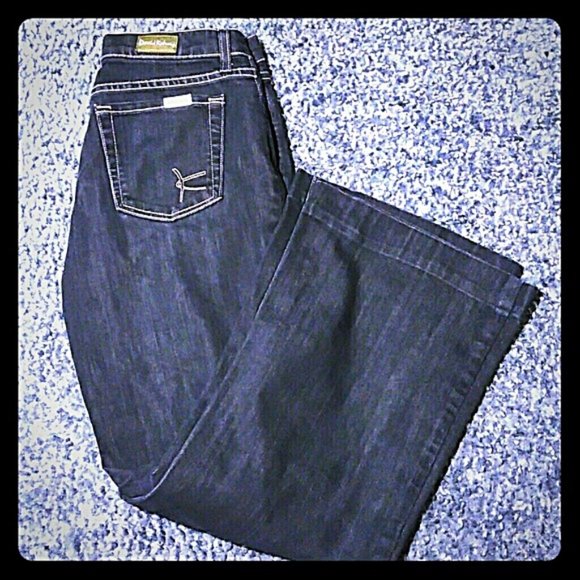 David Kahn Denim - David Kahn Jeans USA Size 28 Flare Black